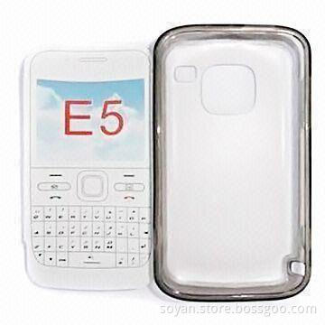 Nokia E5 Plastic TPU Crystal Case, Made of TPC and PC, Eco-friendly and Durable